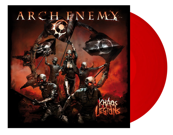 Arch Enemy - Khaos Legions. LTD ED. Red LP - only 300 worldwide!